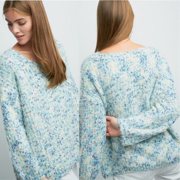 Sky's The Limit Ultra Soft Sweater - Blue - Picture 3 of 5